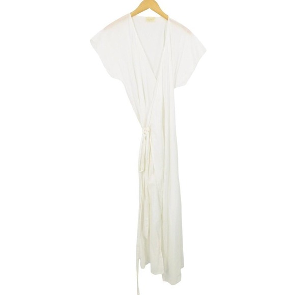 Marysia Swim White‎ Wrap Dress V Neck Short Sleeve Womens Size S - Picture 2 of 4